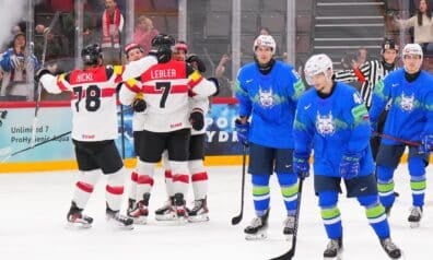 Austrijas un Slovēnijas hokeja izlases