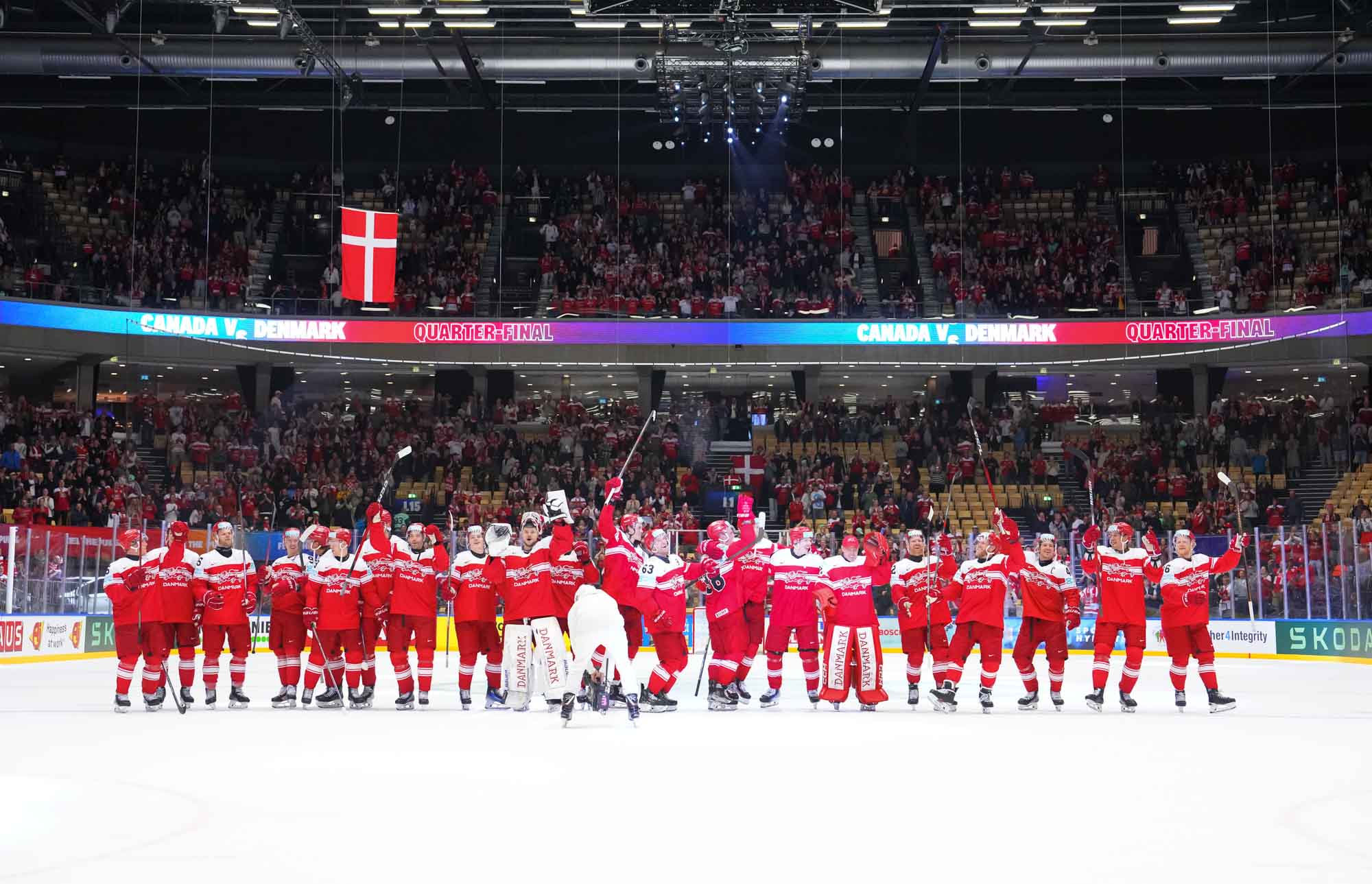 Dānijas hokeja izlase fināls uzvara Itālija 2026 foto Coaching Masterstroke: How Hjalmarsson Outsmarted Italy