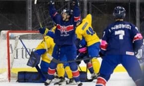 Lielbritānijas un Ukrainas hokeja izlases
