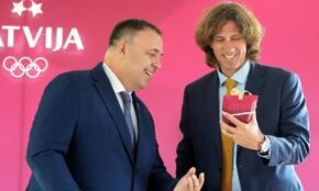 Raimonds Lazdiņš un Aleksandrs Samoilovs