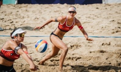Anastasija Samoilova un Tīna Graudiņa