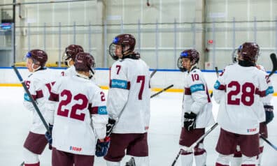 Latvijas U20 hokeja izlases baltā komanda