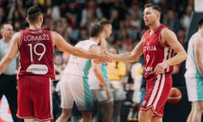 Rihards Lomažs un Dairis Bertāns