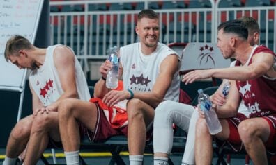 Mareks Mejeris, Kristaps Porziņģis, Dairis Bertāns