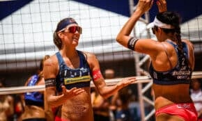Tīna Graudiņa un Anastasija Samoilova
