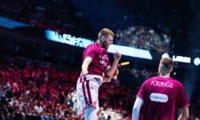 Dāvis Bertāns un Kristaps Porziņģis