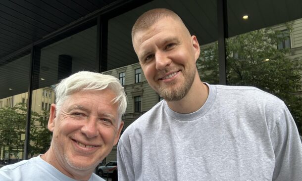 Valdis Valters un Kristaps Porziņģis