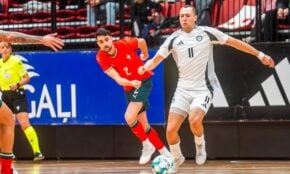 Latvijas un Portugāles telpu futbola izlases
