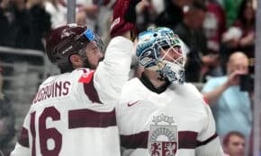 Kaspars Daugaviņš un Artūrs Šilovs