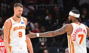 Kristaps Porziņģis un Nikeils Aleksandrs-Vokers