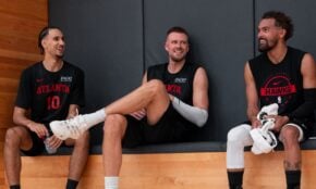 Zakarī Risašē, Kristaps Porziņģis, Trejs Jangs