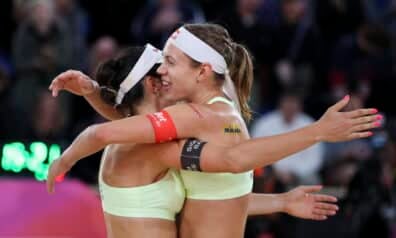 Anastasija Samoilova un Tīna Graudiņa