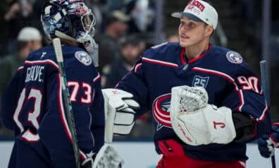 Džets Grīvzs un Elvis Merzļikins