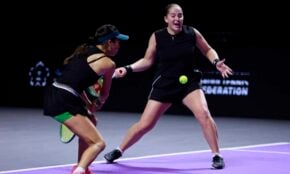 Suveja Sje un Aļona Ostapenko