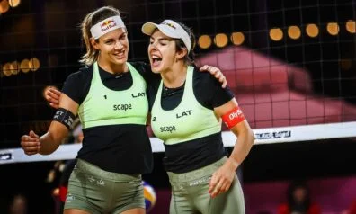 Tīna Graudiņa un Anastasija Samoilova