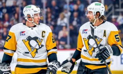 “Blue Jackets” un “Penguins” sagādā vilšanos Latvijas faniem, Ābolam un Balinskim mainīgas sekmes