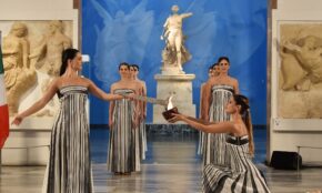 Olimpisko spēļu uguns iedegšanas ceremonija