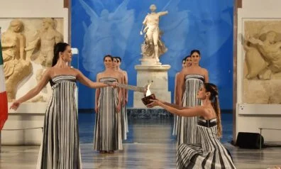 Olimpisko spēļu uguns iedegšanas ceremonija