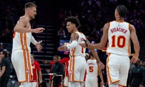 Kristaps Porziņģis, Džeilens Džonsons, Zakarī Risašē