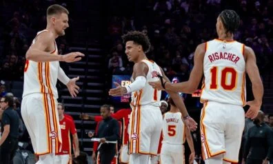 Kristaps Porziņģis, Džeilens Džonsons, Zakarī Risašē