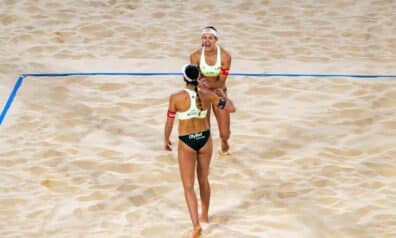 Anastasija Samoilova un Tīna Graudiņa