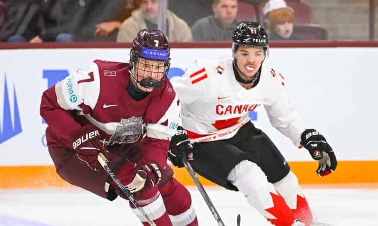 Latvijas un Kanādas U20 izlases