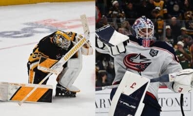 Artūrs Šilovs un Elvis Merzļikins