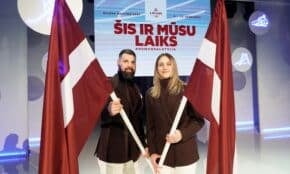 Kaspars Daugaviņš un Dženifera Ģērmane