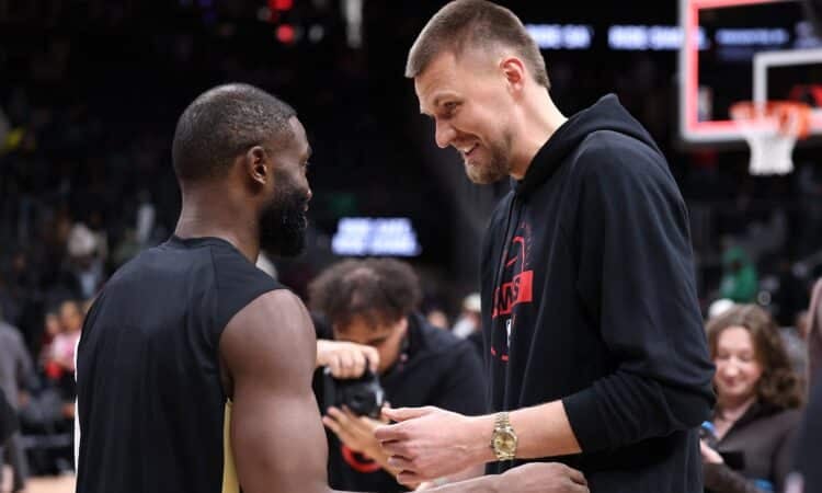 Džeilens Brauns un Kristaps Porziņģis