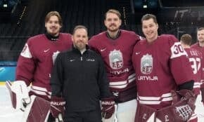 Artūrs Šilovs, Artūrs Irbe, Kristers Gudļevskis, Elvis Merzļikins