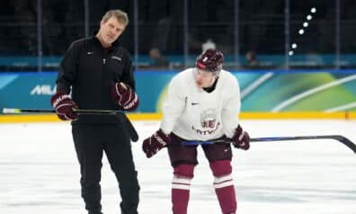 Sandis Ozoliņš un Alberts Šmits