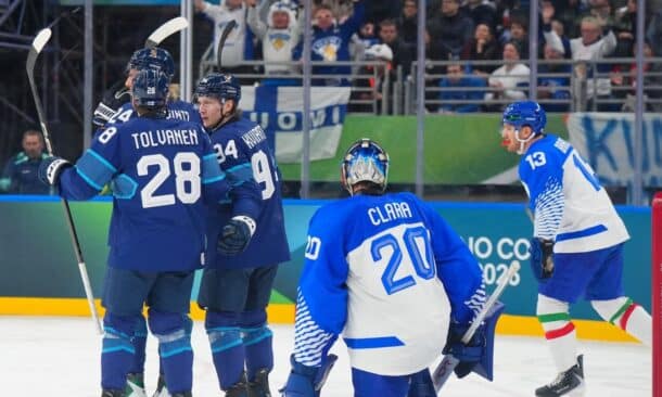 Somijas un Itālijas hokeja izlases