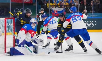 Zviedrijas un Slovākijas hokeja izlases