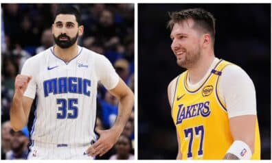 Goga Bitadze un Luka Dončičs