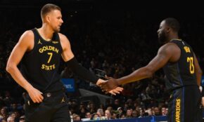 Kristaps Porziņģis un Dreimonds Grīns