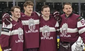 Rūdolfs Balcers, Eduards Tralmaks, Toms Andersons, Kristers Gudļevskis