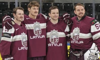 Rūdolfs Balcers, Eduards Tralmaks, Toms Andersons, Kristers Gudļevskis
