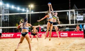 Tīna Graudiņa un Anastasija Samoilova