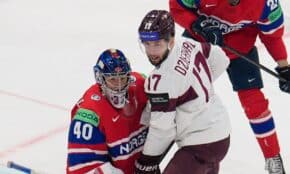 Henriks Haukelanns un Mārtiņš Dzierkals