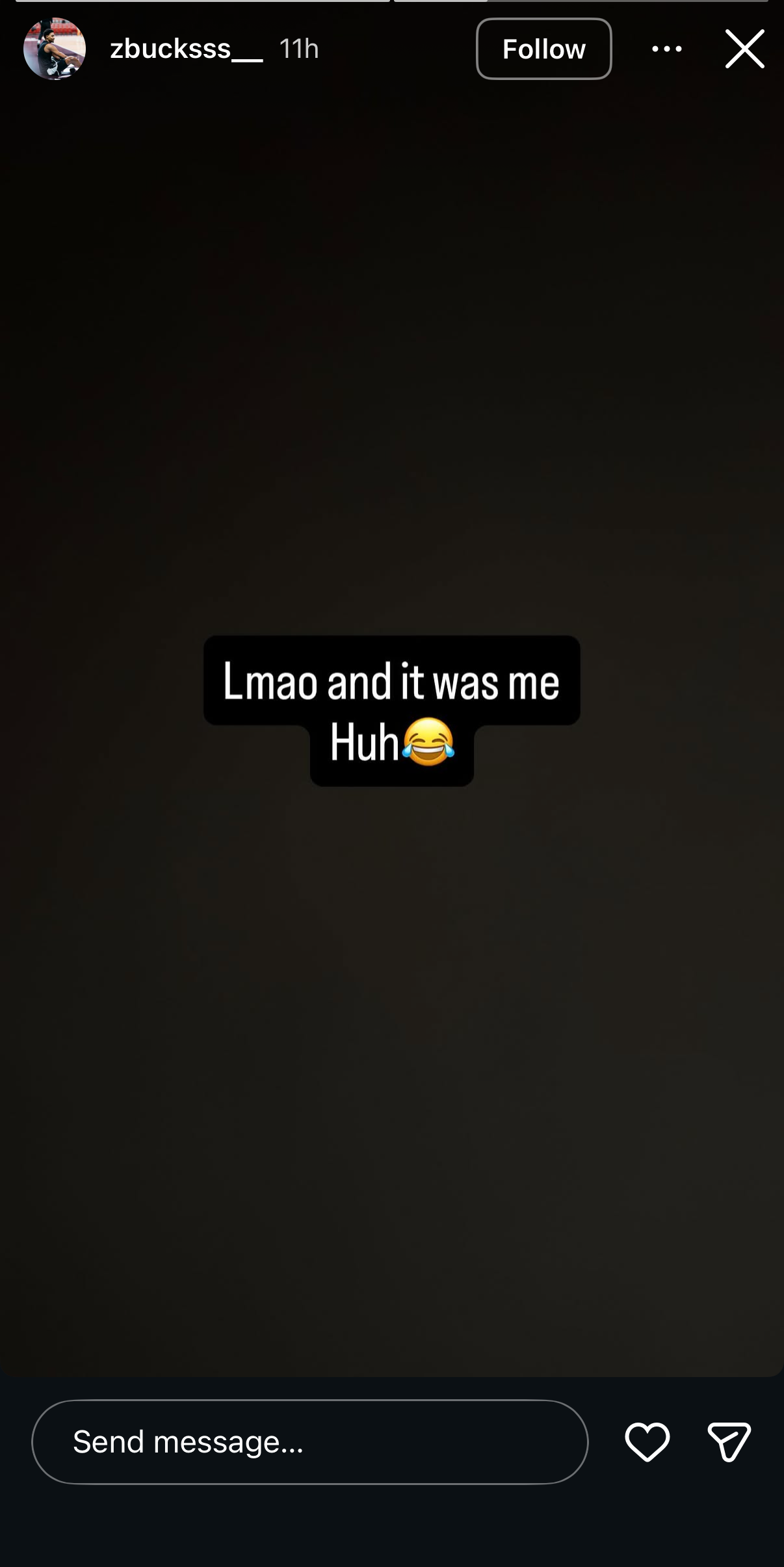 Ekrānšāviņš: instagram.com/zbucksss__/