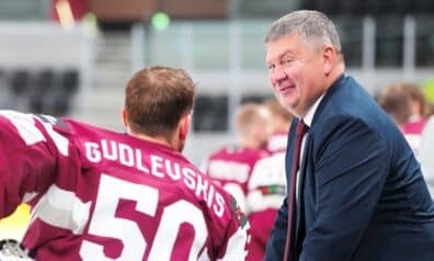 Kristers Gudļevskis un Aigars Kalvītis
