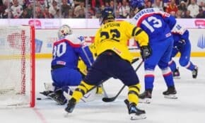 Zviedrijas un Slovākijas U18 hokeja izlases