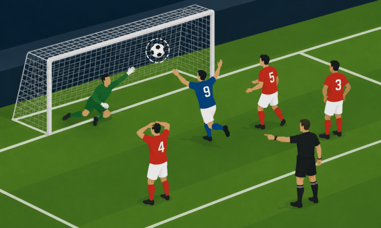 Kāpēc vārti futbolā netiek ieskaitīti