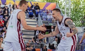 Nauris Miezis un Kārlis Lasmanis