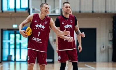 Nauris Miezis un Kārlis Lasmanis