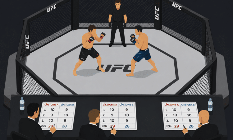 Kā UFC cīņās skaita punktus