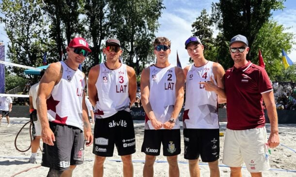 Latvijas vīriešu pludmales volejbola izlase