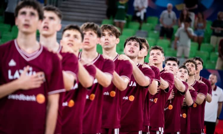 Latvijas U20 basketbola izlase