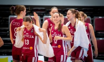 Latvijas U-20 basketbolistes