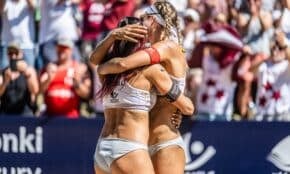 Anastasija Samoilova un Tīna Graudiņa